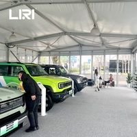 Nuevo diseño inflable techo cubo Car Show publicidad tienda de Liri tienda para la venta