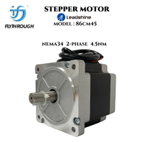 Kit Motor Stepper Hybrid Kecepatan Tinggi Leadshine 86CM45 CNC Nema34 atau Motor AC DC MA860C atau Driver Motor Stepper Nema 34