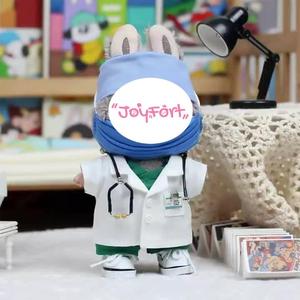 Uniforme de Enfermera y Doctor con Estampado de Logotipo Médico para Muñecas, Accesorios, Atuendos, Juguete, Macaron Adorable, Apto para labubu, Edad 14+ - Product Image 4