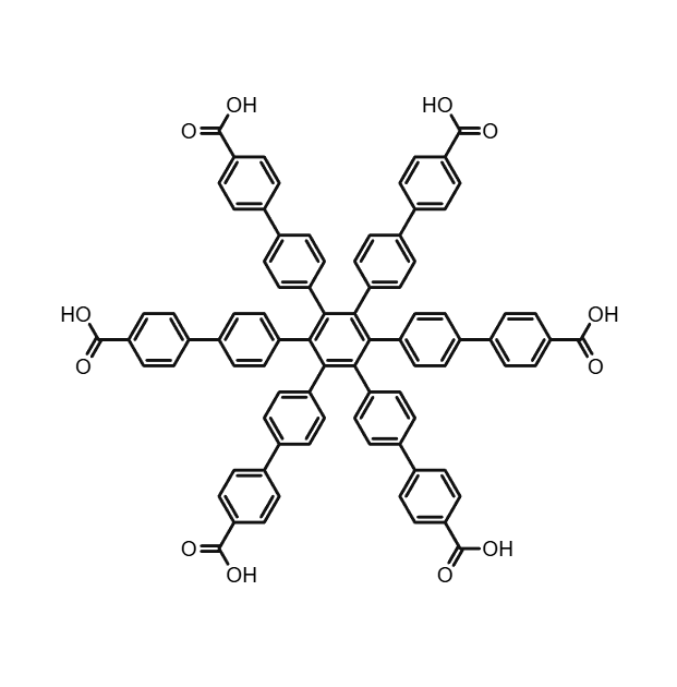 CAS:1374404-53-1 | 1,2,3,4,5,6-hexa(4-carboxybiphenyl) Benzene used in MOFs/PCPs