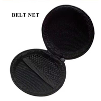 Étui de chargement pour écouteurs OEM personnalisable en EVA, rond, avec blocage RFID, design portable, fermeture éclair, protection de voyage