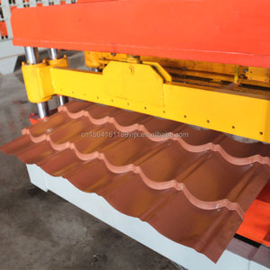 <span class=keywords><strong>Machine</strong></span> à tuiles de toit émaillées Huikeyuan, profil ondulé, tôles d'acier revêtues de couleur, <span class=keywords><strong>machine</strong></span> de formage à rouleaux - Product Image 4