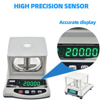 Balance électronique LCD haute précision 0,001 g, balance numérique de laboratoire avec affichage double face, OEM