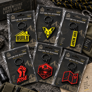 Llavero de PVC Personalizado para Aventuras, Anillo de Llaves de Goma Suave para Exteriores, Fabricación OEM ODM - Product Image 2