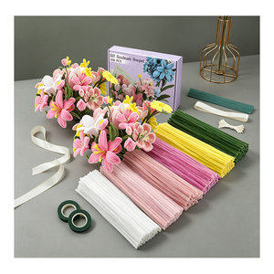 Creative DIY Craft Supplies Kit TOYSRUNNER Colorful Iron <b>Wire</b> Pipe Cleaner Material for Kids Educational Ribbon Tape <b>Crafting</b> - Product Image 4