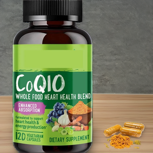 Suplemento de Coenzima Q10 en Polvo OEM, Antioxidante para un Corazón Saludable, 30 Cápsulas, 2 Dosis Diarias - Product Image 2