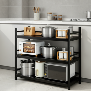 Étagère de Rangement Métallique Multifonctionnelle à 4 Niveaux pour Baguettes/Cuillères, Haute Précision, <span class=keywords><strong>Moderne</strong></span> et Écologique, Vente en Gros Usine - Product Image 4