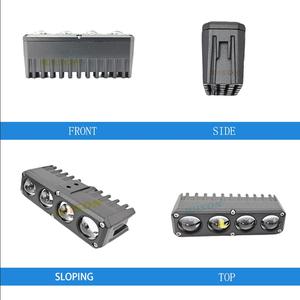 IDISON GS4 12V 40W Bi-LED Projecteur à lentille ultra-mince à quatre yeux, projecteurs de calandre jaune et blanc bicolores 6000Lm pour Hilux Prius - Product Image 2