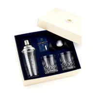 Ensemble de shakers à cocktails en acier inoxydable, étanche, durable, écologique, verre à mélanger moderne, outils de bar pour des cocktails parfaits, personnalisable
