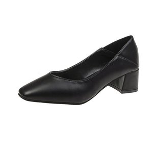 Wholesale Trendy Women's Summer Slip-On High Heels New Design Medium Thick Heels for Beautiful Walking - Product Image 5
