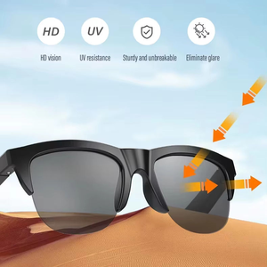 Glass6 F06 Intelligent Touch Operation Polarized Lenses UV400 Sunglasses Earphones <b>Driving</b> AI Smart Digital <b>Glasses</b> for - Product Image 6