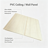 Panneaux de plafond en PVC imitation bois, ignifuges, personnalisables pour la décoration intérieure et extérieure, directement de l'usine