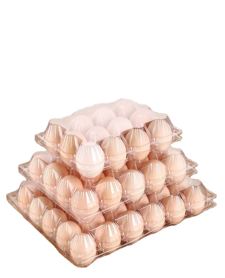 プラスチックPET卵トレイ卵ケース包装蓋ブリスター包装ボックス透明卸売使い捨て高品質15セル01