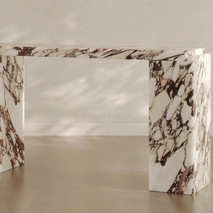 Modern Luxury Entrance Calacatta Viola <strong>Table</strong> Living Room Travertine Furniture Hallway Entry <strong>Table</strong> Stone <strong>Marble</strong> <strong>Console</strong> <strong>Table</strong> - Product Image 3