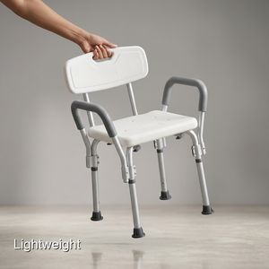 Assurez la sécurité de vos patients avec les sièges de bain, les tabourets de <span class=keywords><strong>douche</strong></span> et les bancs de transfert Keling Medical. - Product Image 4