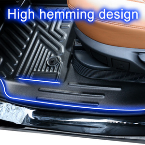 Venta al por mayor para todo tipo de clima impermeable inodoro conjunto completo 5d Tpe alfombrilla de revestimiento de suelo de coche para <span class=keywords><strong>Toyota</strong></span> Highlander 2016-on - Product Image 6