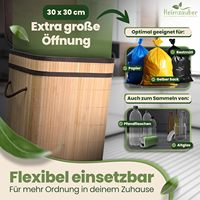 Poubelle de cuisine pour sac jaune 80 L, support pour sacs poubelle, conteneur de collecte de bouteilles, poubelle à déchets