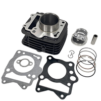 Kit de reconstruction complet du moteur TVS HLX150 Trak150 150cc de qualité garantie en gros, ensemble cylindre-piston 10-TG-TVSK150 57mm