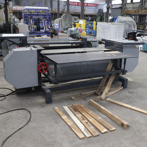 Machine de démontage de palettes en bois horizontales, scie électrique pour le recyclage des palettes en bois usagées, capacité de 40 à 60 palettes par heure - Product Image 2