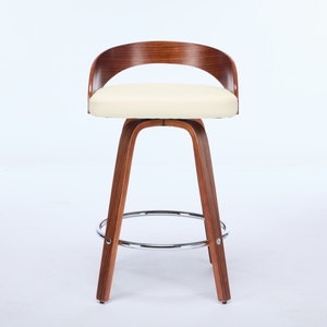 Wood <b>Bar</b> <b>Stool</b> Classy Plywood 360 Degrees Rotatable <b>Bar</b> Chair Barstool <b>Bar</b> Chair Set of 2 Living Room Furniture - Product Image 2