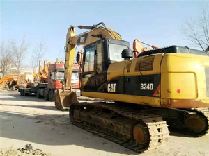 Excavadora de cadenas Caterpillar 324D japonesa de segunda mano en oferta, con pocas horas de trabajo, certificada CE en Japón - Product Image 2