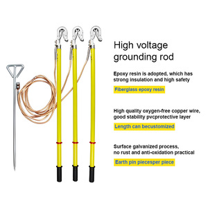 Piquet de terre haute qualité fournisseur chinois 35KV 25KV 20mm² - Product Image 6