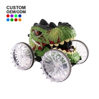 Voiture de Simulation Dinosaure Télécommandée Tout-Terrain Électrique avec Évitement d'Obstacles pour Enfants de 7 à 14 Ans