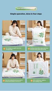 Sacs de compression sous vide à article unique épaissi en gros, grands vêtements de ménage, couettes, doudounes, stockage - Product Image 4