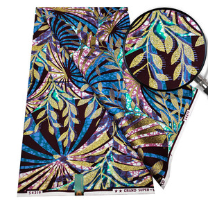 New Design Wholesale Luxury <strong>Super</strong> Gold Real <strong>Wax</strong> <strong>Print</strong> Dutch 100% Holland Cotton Soft <strong>Wax</strong> Cloth <strong>Fabric</strong> for Garment Home Textile - Product Image 1