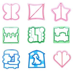 Enfants BRICOLAGE Déjeuner Sandwich Coupe Toast Moule à <span class=keywords><strong>Biscuits</strong></span> Forme De Puzzle En Plastique De Gâteau De Pain Coupe-Biscuit Moule Alimentaire Fabricant - Product Image 6