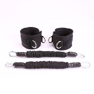 Ensemble d'exercices de bungee 4D haute résistance en tissu polyester complet, outil professionnel pour la salle de sport à domicile, le yoga et l'entraînement - Product Image 5