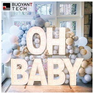 Big Letter Signs Marquee Large Led Letters Tall 4ft Marquee Sign Free Stand Light up Oh Baby Giant Letters - Product Image 3