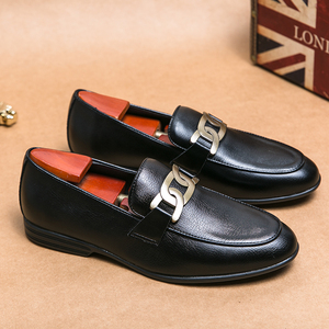 Chaussures formelles en cuir marron <span class=keywords><strong>pour</strong></span> hommes, faites à la main, Style britannique, rétro, élégant, <span class=keywords><strong>mariage</strong></span> - Product Image 3