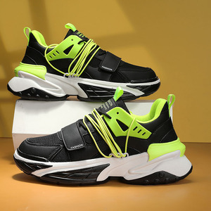 Nouvelles Chaussures de Sport Décontractées à Lacets pour Hommes Printemps/Été 2026, Polyvalentes, Antidérapantes à Semelle Épaisse pour Loisirs - Product Image 4