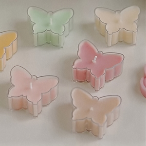Bougie chauffe-plat créative d'aromathérapie en forme de papillon coloré faite à la main cadeau de <span class=keywords><strong>cire</strong></span> de soja mini bougies parfumées en vrac - Product Image 6
