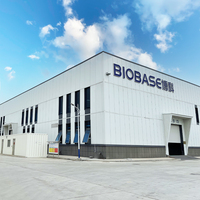 Conteneur de transport d'azote liquide BIOBASE YDS-20B-LS(6) avec couvercle verrouillable pour laboratoire médical et industriel
