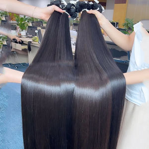 Faisceau de cheveux humains vierges cambodgiens, vierges vietnamiens, non traités, sans emmêlement, sans perte de cheveux. - Product Image 3