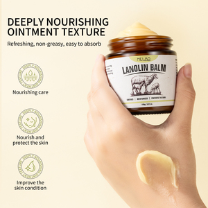 <span class=keywords><strong>Baume</strong></span> à l'huile de lanoline Crème extra hydratante Apaisant rapide Hydratant pour tout le corps Ultra Réparateur Hydratation non grasse Soins de la peau du visage - Product Image 4