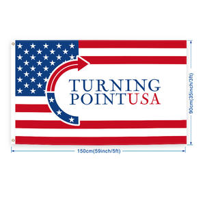 Индивидуальные 250-летие флаги независимости Соединенных Штатов флаг Чарли Кирк для праздничной атмосферы разных стран - Product Image 5