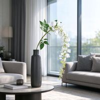 Tige de glycine artificielle de qualité supérieure de 115 cm pour la décoration de mariage