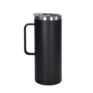Durable Hot Selling 304 Stainless Steel Vacuum 20Oz Coffee Beer Milk Tumbler Mug Cup With Lid Small Storage Bottom - Product Image 1