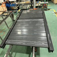 Clôture en panneaux solides en aluminium moderne, revêtement poudré, clôture personnalisée pour la protection de la vie privée, pour projets résidentiels et commerciaux