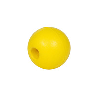 Flotteur en plastique flottant léger de forme ovale perforé en EVA PVC de toutes tailles, fabriqué en Chine, pour filet de pêche