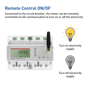 Compteur CT Triphasé Intelligent AC 4G avec Écran LCD Haute Précision, Courant Max 6A, Modèle S485H3, Sécurité 1.5A, Léger et Économe en Énergie - Product Image 4
