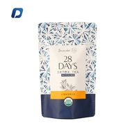 Emballage Pochette Zip Imprimée Sur Mesure pour Sachets de Thé Compostable Biodégradable Qualité Alimentaire Papier Kraft Doypack Boisson