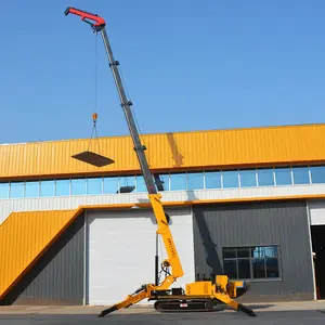 Nuova energia ufficiale di piccola costruzione gru cingolate gru a ragno 3 Ton 5 Ton 8 Ton Mini Spider Crane per la vendita