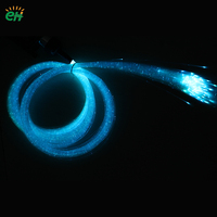 Fibre optique LED en plastique PMMA de 0,75 mm/1 mm/1,5 mm avec résistance à l'eau IP68 pour les décorations de festivals d'arbres et les salles sensorielles