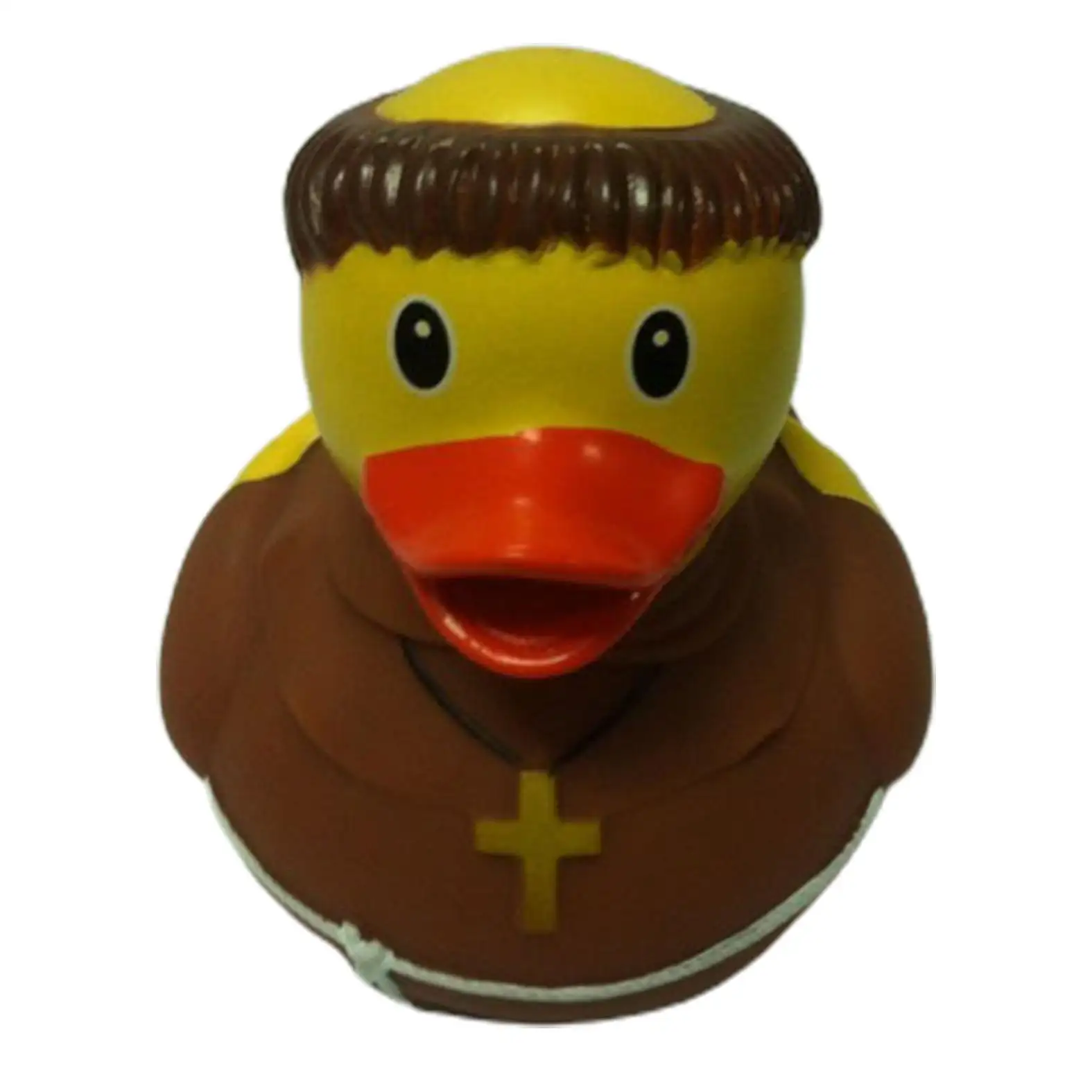 Lustige Pastor schwimmende Gummi ente Spielzeug 3d Priester Vinyl Bad Enten zum Verkauf