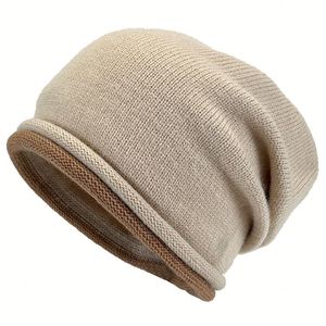 Vente en gros de bonnets en tricot multicolores chauds, bonnets en tricot personnalisés avec logo, chapeaux d'hiver pour femmes et hommes - Product Image 6