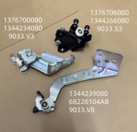 Jeu de 3 rouleaux de guidage de porte coulissante droite 1344234080 1344266080 1344239080 pour Fiat Ducato Citroën Jumper Peugeot Boxer 2006 --